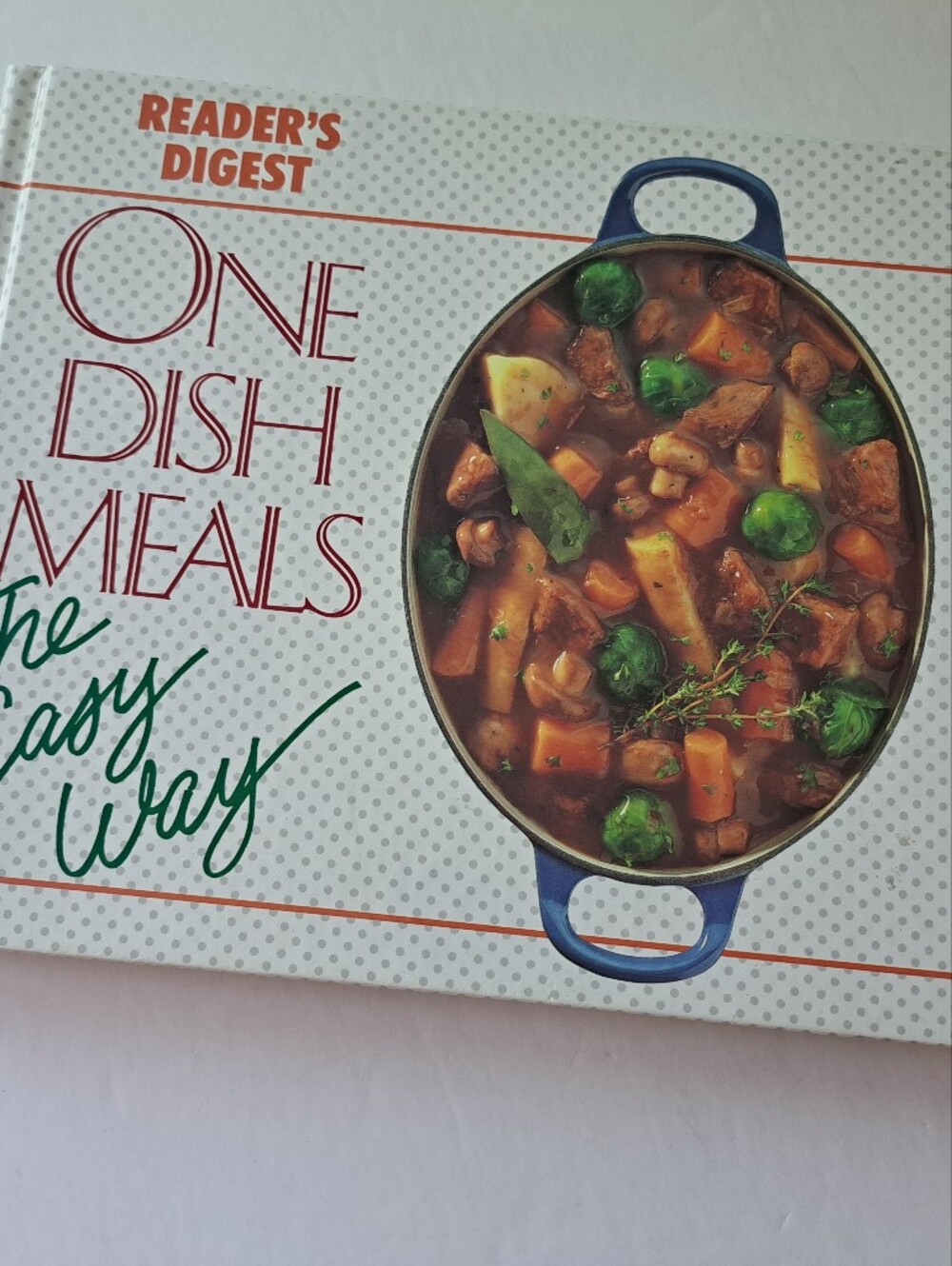 One Dish Meals Cookbook - Blue Cover